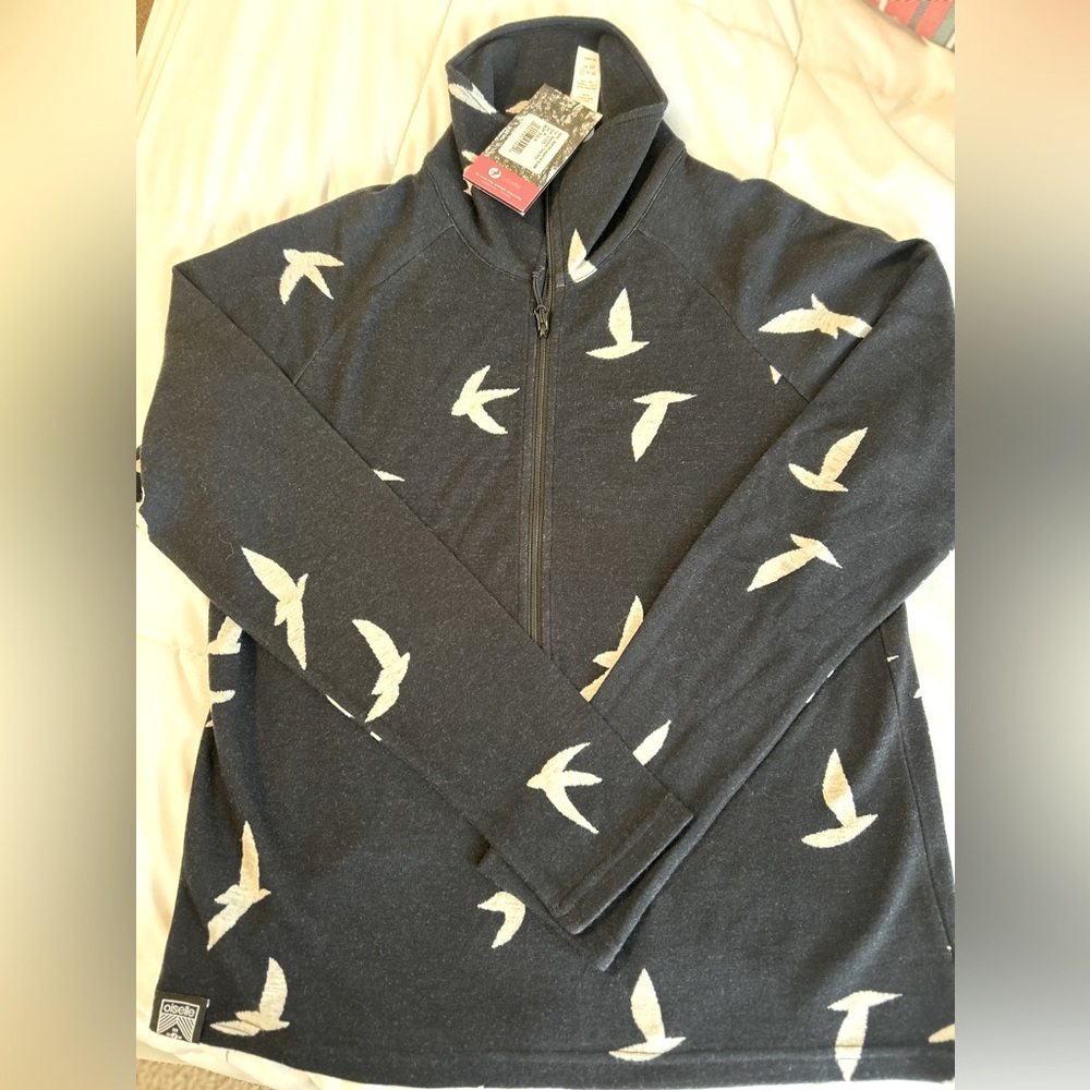 Oiselle Wazzie Wool Half Zip NWT